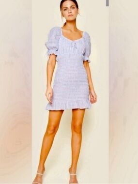 Sugar Lips Finders Gingham
Smocked Mini Dress